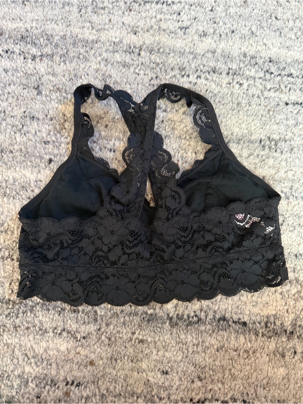 2 COSABELLA blush and black Never Say Never Sweetie bralette, M - Picture 2 of 6
